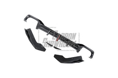 BMW X4 xDrive 30i (with M-Package Bumper) & M40i G02 LCI 2022 2023 2024 with Aftermarket Parts - AE Style Diffuser & Canards Carbon Fiber from ArmorExtend
