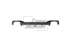 BMW X4 xDrive 30i (with M-Package Bumper) & M40i G02 LCI 2022 2023 2024 with Aftermarket Parts - AE Style Diffuser & Canards Carbon Fiber from ArmorExtend