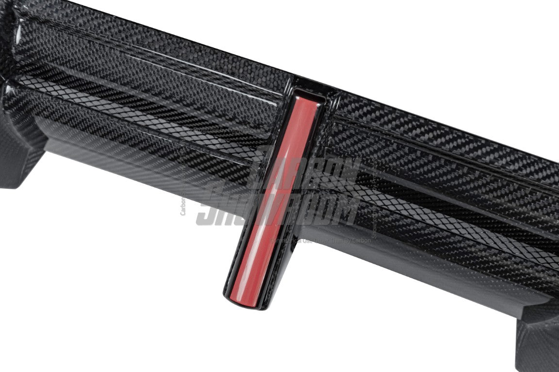 BMW X4 xDrive 30i (with M-Package Bumper) & M40i G02 LCI 2022 2023 2024 with Aftermarket Parts - AE Style Diffuser & Canards Carbon Fiber from ArmorExtend