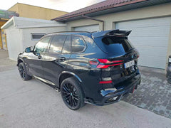 BMW X5 G05 M50i X/S Drive 40i (with M-Package) (Fits Both Pre-LCI & LCI) 2019 2020 2021 2022 2023 2024 with Aftermarket Parts - AE Style Rear Diffuser Carbon Fiber from ArmorExtend