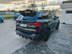 BMW X5 G05 M50i X/S Drive 40i (with M-Package) (Fits Both Pre-LCI & LCI) 2019 2020 2021 2022 2023 2024 with Aftermarket Parts - AE Style Rear Diffuser Carbon Fiber from ArmorExtend