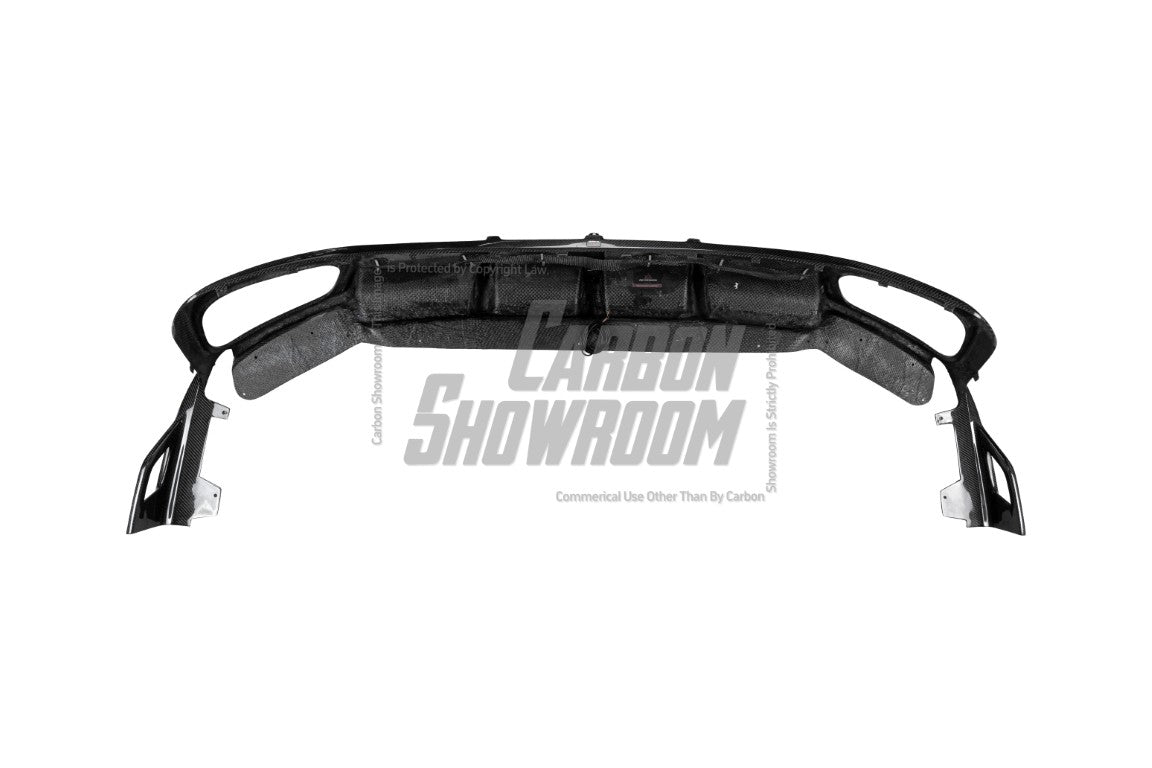 BMW X5 G05 M50i X/S Drive 40i (with M-Package) (Fits Both Pre-LCI & LCI) 2019 2020 2021 2022 2023 2024 with Aftermarket Parts -?AE Style Rear Diffuser Carbon Fiber from?ArmorExtend
