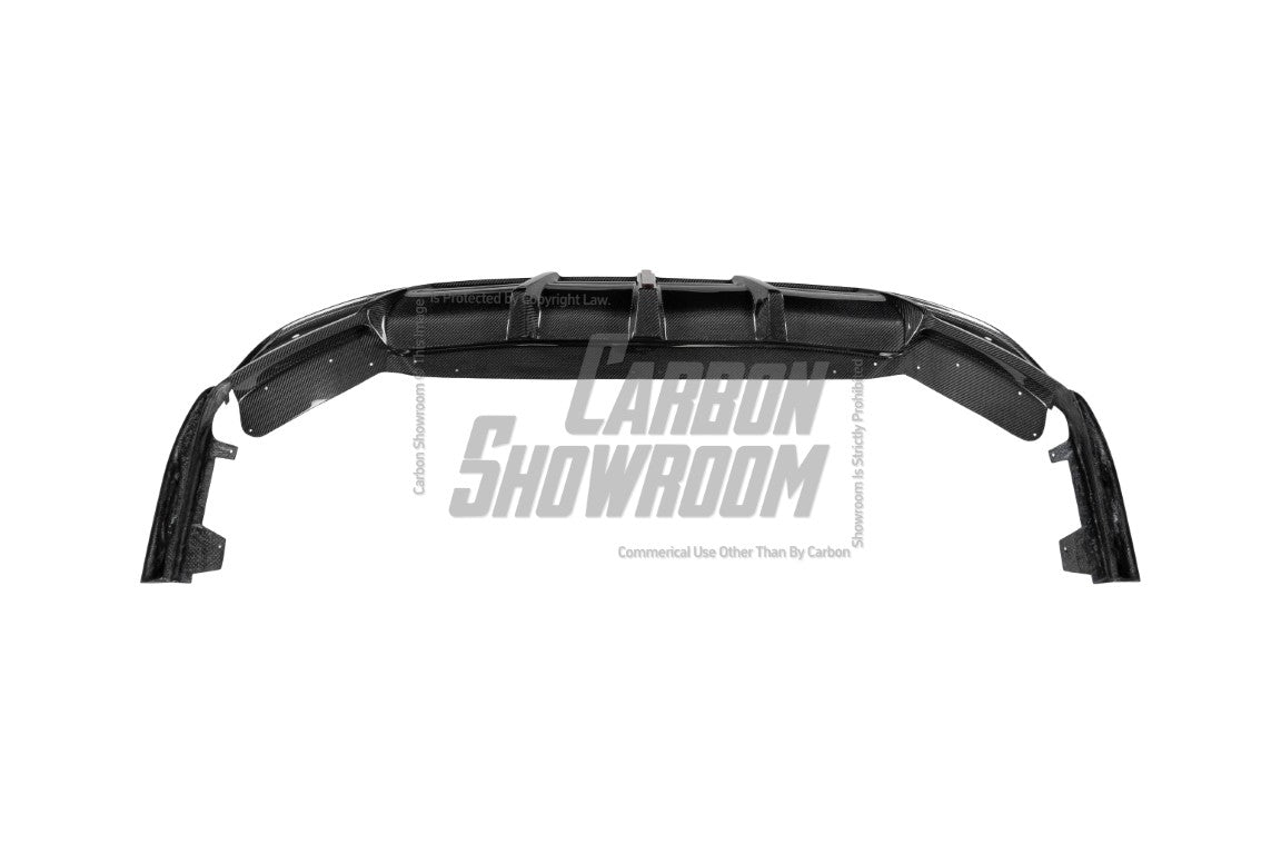 BMW X5 G05 M50i X/S Drive 40i (with M-Package) (Fits Both Pre-LCI & LCI) 2019 2020 2021 2022 2023 2024 with Aftermarket Parts -?AE Style Rear Diffuser Carbon Fiber from?ArmorExtend