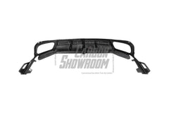 BMW X5 G05 M50i X/S Drive 40i (with M-Package) (Fits Both Pre-LCI & LCI) 2019 2020 2021 2022 2023 2024 with Aftermarket Parts -?AE Style Rear Diffuser Carbon Fiber from?ArmorExtend