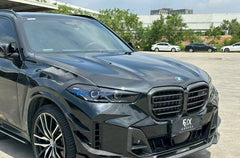 BMW X5 G05 M50i X/S Drive 40i (with M-Package) (Fits Both Pre-LCI & LCI) 2019 2020 2021 2022 2023 2024 & X5M X5MC F95 (Fits Both Pre-LCI & LCI) 2020 2021 2022 2023 2024 with Aftermarket Parts - AE Front Fenders Dry Pre-Preg Carbon Fiber from ArmorExtend