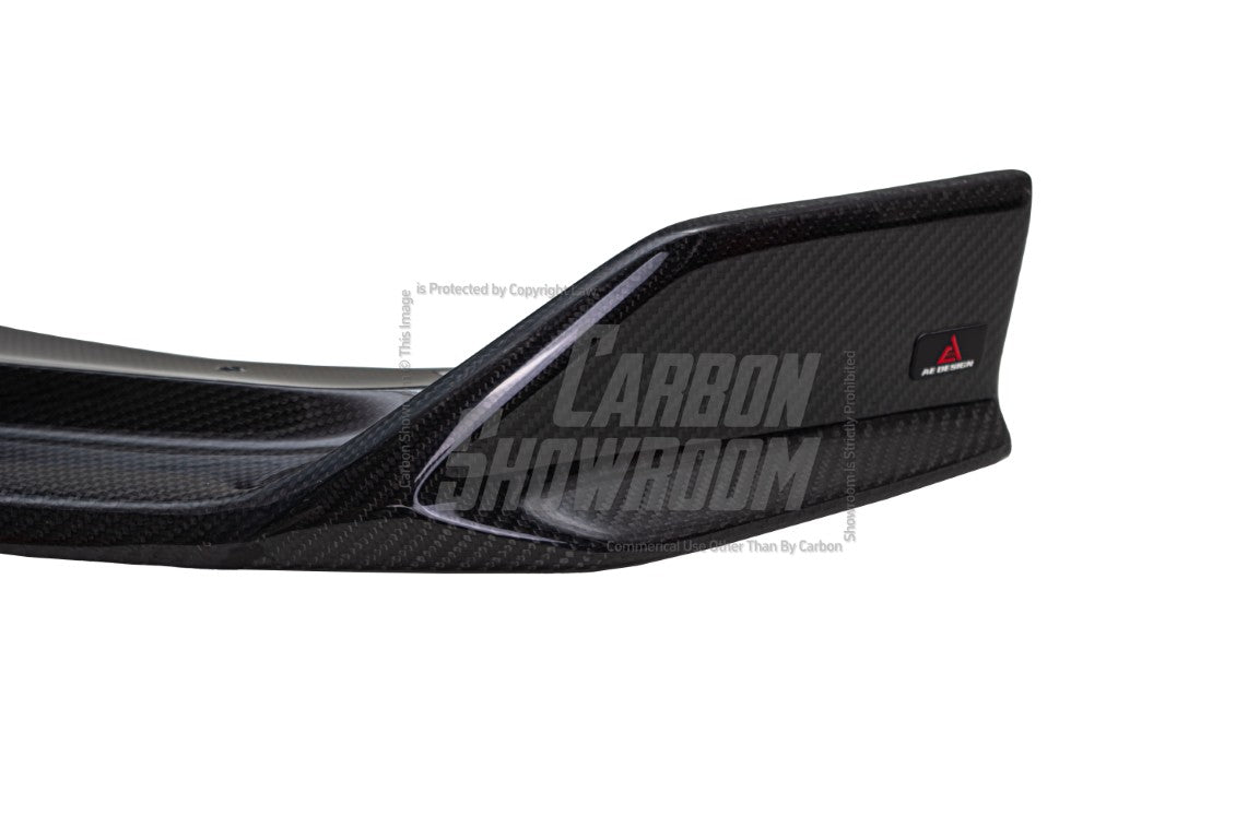 BMW X5M X5MC F95 & X6M X6MC F96 2024-ON (LCI) With Aftermarket Parts - AE Style Front Lip Carbon Fiber?from ArmorExtend
