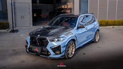BMW X5M X5MC F95 & X6M X6MC F96 2024-ON (LCI) With Aftermarket Parts - AE Style Front Lip Carbon Fiber?from ArmorExtend
