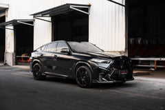 BMW X5 M60i xDrive50e x/sDrive40i G05 (Fits Both Pre-LCI & LCI) 2020-ON & X5M X5MC F95 (Fits Both Pre-LCI & LCI) 2020-ON & X6 M60I xDrive40i G06 (Fits Pre-LCI & LCI) 2020-ON & X6M X6MC F96 (Fits Pre-LCI & LCI) 2020-ON with Aftermarket Parts - AE V2 Side Skirts Carbon Fiber from Armorextend