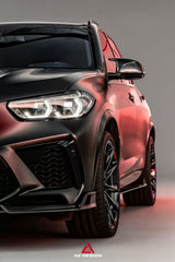 BMW X5M X5MC F95 Pre-LCI 2020 2021 2022 2023 with Aftermarket Parts - AE Style Front Canards Carbon Fiber from ArmorExtend