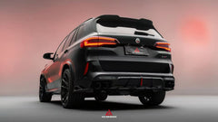 BMW X5M X5MC F95 (Fits Both Pre-LCI & LCI) 2020 2021 2022 2023 2024 with Aftermarket Parts - AE Style Rear Roof Spoiler Carbon Fiber from ArmorExtend