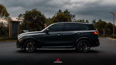 BMW X5M X5MC F95 (Fits Both Pre-LCI & LCI) 2020 2021 2022 2023 2024 with Aftermarket Parts - AE Style Rear Roof Spoiler Carbon Fiber from ArmorExtend