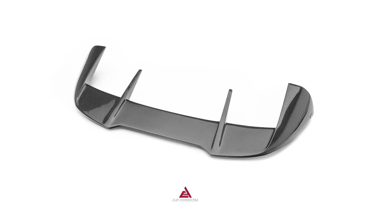 BMW X5M X5MC F95 (Fits Both Pre-LCI & LCI) 2020 2021 2022 2023 2024 with Aftermarket Parts - AE Style Rear Roof Spoiler Carbon Fiber from ArmorExtend