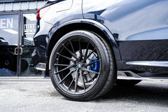 BMW X5 M60i xDrive50e x/sDrive40i G05 (Fits Both Pre-LCI & LCI) 2020-ON & X5M X5MC F95 (Fits Both Pre-LCI & LCI) 2020-ON & X6 M60I xDrive40i G06 (Fits Pre-LCI & LCI) 2020-ON & X6M X6MC F96 (Fits Pre-LCI & LCI) 2020-ON with Aftermarket Parts - AE Design Side Skirts Pre-preg Carbon Fiber from Armorextend