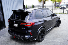 BMW X5M X5MC F95 & X6M X6MC F96 (Fits Both Pre-LCI & LCI) 2020 2021 2022 2023 2024 With Aftermarket Parts - AE V2 Style Rear Diffuser & Canards Pre-preg Carbon Fiber from ArmorExtend