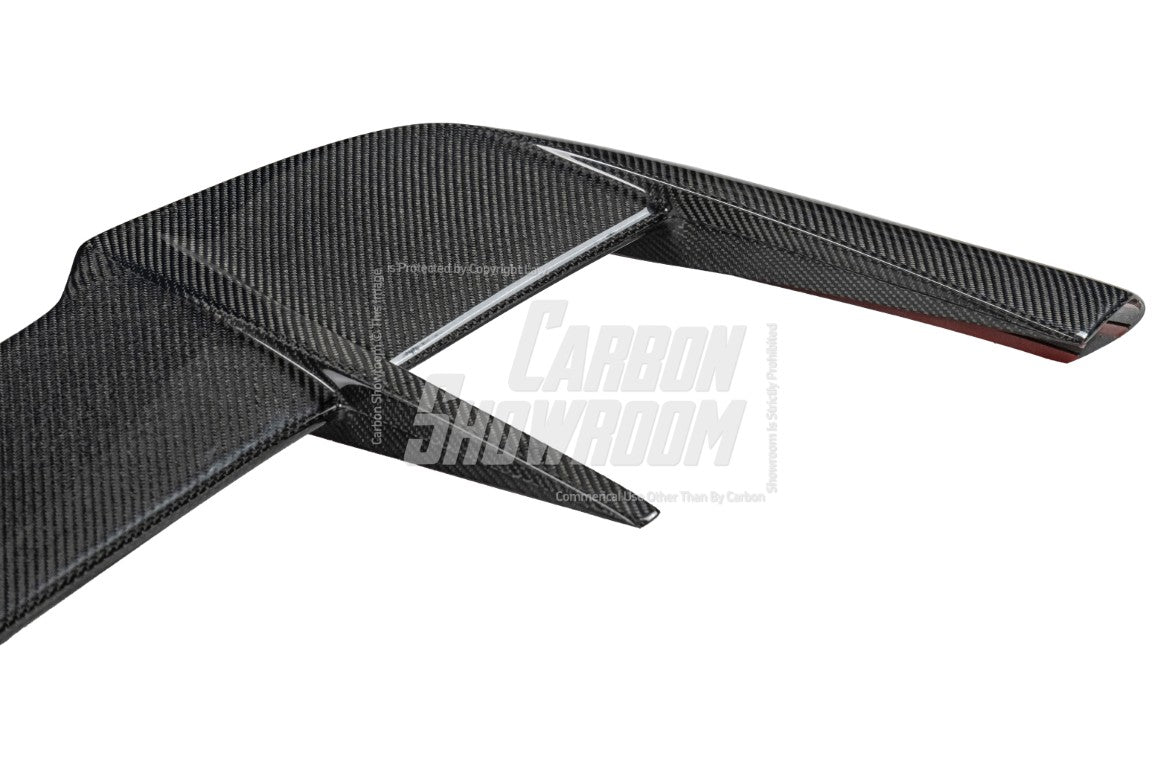BMW X5M X5MC F95 (Fits Both Pre-LCI & LCI) 2020 2021 2022 2023 2024 with Aftermarket Parts - AE Style Rear Roof Spoiler Carbon Fiber from ArmorExtend