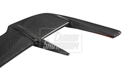 BMW X5M X5MC F95 (Fits Both Pre-LCI & LCI) 2020 2021 2022 2023 2024 with Aftermarket Parts - AE Style Rear Roof Spoiler Carbon Fiber from ArmorExtend