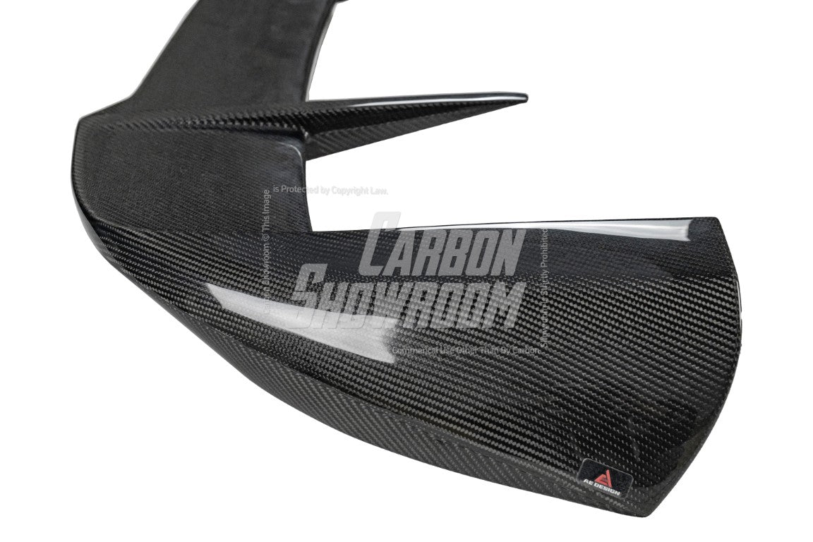 BMW X5M X5MC F95 (Fits Both Pre-LCI & LCI) 2020 2021 2022 2023 2024 with Aftermarket Parts - AE Style Rear Roof Spoiler Carbon Fiber from ArmorExtend