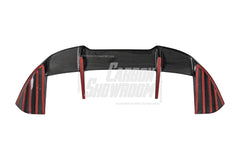 BMW X5M X5MC F95 (Fits Both Pre-LCI & LCI) 2020 2021 2022 2023 2024 with Aftermarket Parts - AE Style Rear Roof Spoiler Carbon Fiber from ArmorExtend