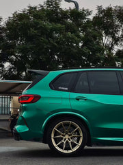 BMW X5M X5MC F95 (Fits Both Pre-LCI & LCI) 2020 2021 2022 2023 2024 with Aftermarket Parts - AE Style Rear Roof Spoiler Carbon Fiber from ArmorExtend