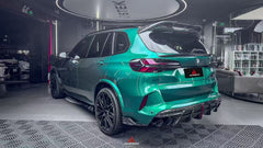 BMW X5 M60i xDrive50e x/sDrive40i G05 (Fits Both Pre-LCI & LCI) 2020-ON & X5M X5MC F95 (Fits Both Pre-LCI & LCI) 2020-ON & X6 M60I xDrive40i G06 (Fits Pre-LCI & LCI) 2020-ON & X6M X6MC F96 (Fits Pre-LCI & LCI) 2020-ON with Aftermarket Parts - AE V2 Side Skirts Carbon Fiber from Armorextend