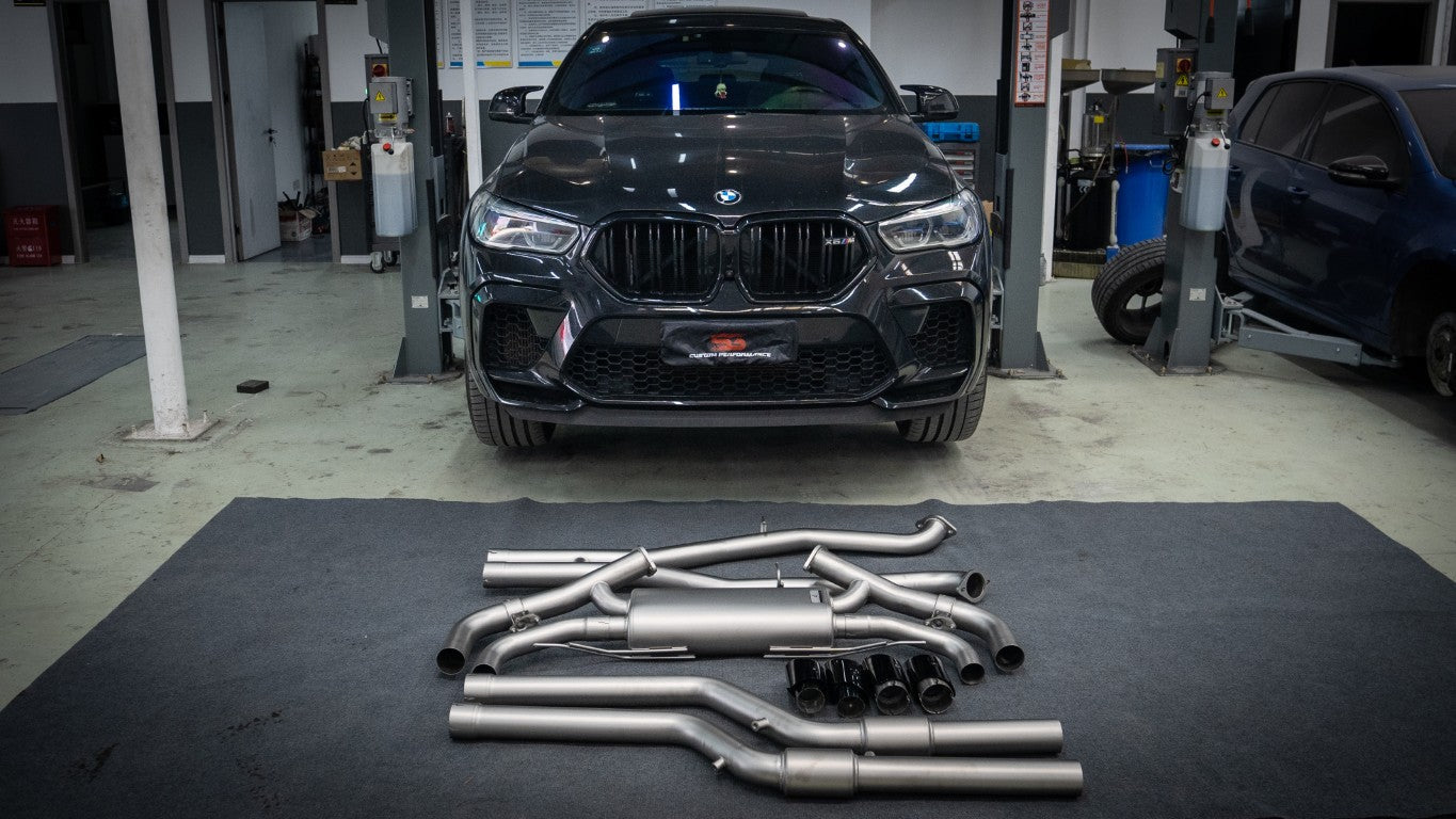 BMW X5M X5MC F95 & X6M X6MC F96 LCI 2024-ON with Aftermarket Parts - Catback Exhaust with Valve Stainless Steel / Titanium from?ArmorExtend