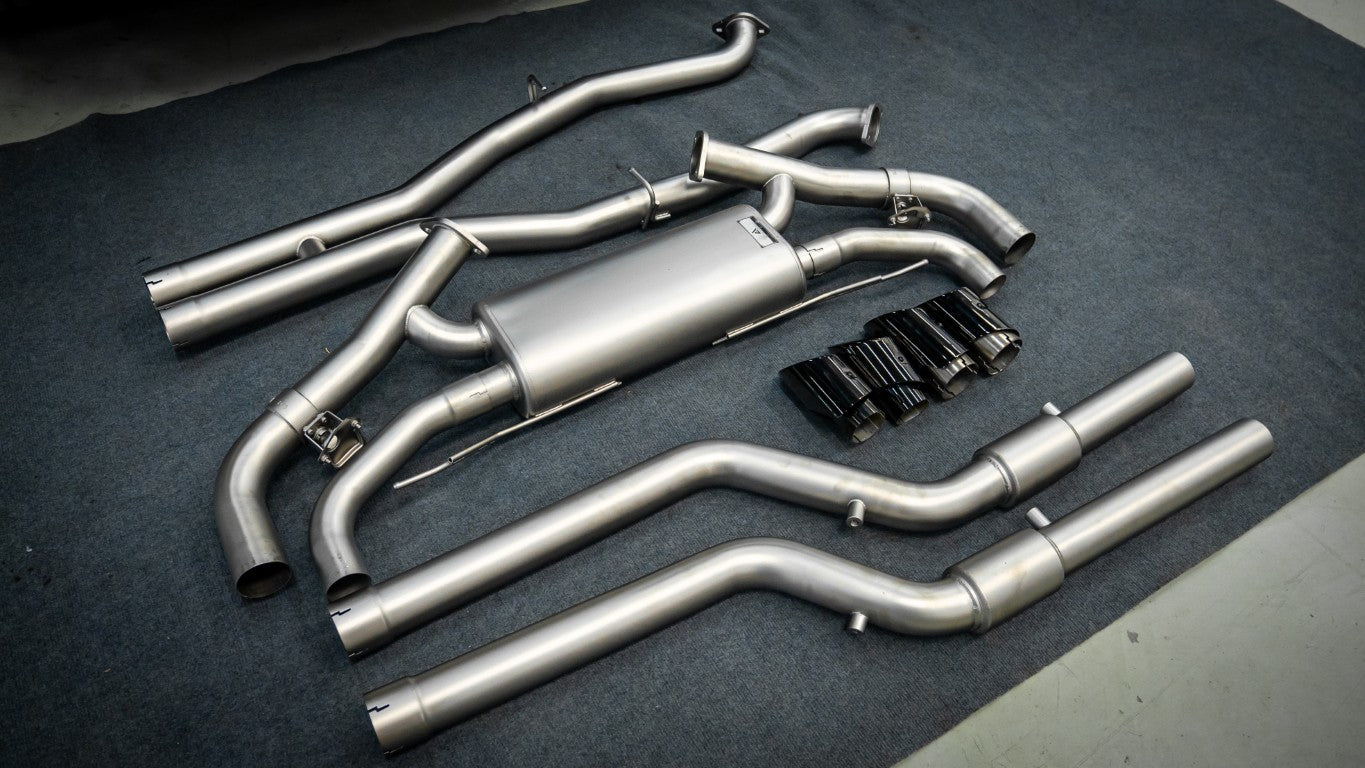 BMW X5M X5MC F95 & X6M X6MC F96 LCI 2024-ON with Aftermarket Parts - Catback Exhaust with Valve Stainless Steel / Titanium from?ArmorExtend