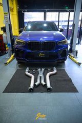 BMW X5M X5MC F95 & X6M X6MC F96 LCI 2024-ON with Aftermarket Parts - Midpipe Exhaust?Stainless Steel / Titanium from?ArmorExtend