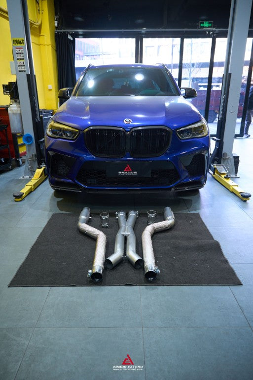 BMW X5M X5MC F95 & X6M X6MC F96 Pre-LCI 2020 2021 2022 2023 with Aftermarket Parts - Midpipe Exhaust?Stainless Steel / Titanium from?ArmorExtend