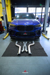 BMW X5M X5MC F95 & X6M X6MC F96 Pre-LCI 2020 2021 2022 2023 with Aftermarket Parts - Midpipe Exhaust?Stainless Steel / Titanium from?ArmorExtend