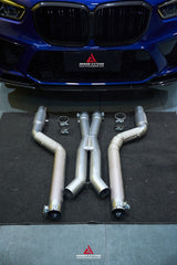 BMW X5M X5MC F95 & X6M X6MC F96 Pre-LCI 2020 2021 2022 2023 with Aftermarket Parts - Midpipe Exhaust?Stainless Steel / Titanium from?ArmorExtend