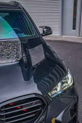 BMW X5 G05 & X5M X5MC F95 (Fits Both Pre-LCI & LCI) 2020 2021 2022 2023 2024 X6 G06 & X6M X6MC F96 (Fits Both Pre-LCI & LCI) 2020 2021 2022 2023 2024 with Aftermarket Parts - AE Style Hood Carbon Fiber from ArmorExtend