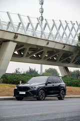 BMW X5M X5MC F95 & X6M X6MC F96 2024-ON (LCI) With Aftermarket Parts - AE Style Front Lip Carbon Fiber?from ArmorExtend