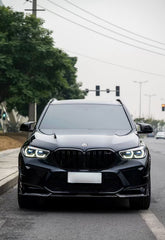 BMW X5M X5MC F95 & X6M X6MC F96 2024-ON (LCI) With Aftermarket Parts - AE Style Front Lip Carbon Fiber?from ArmorExtend