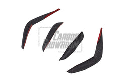 BMW X5 s/x Drive 40i & xDrive 50e (With M-Package, does not fit base model) & M60i G05 LCI 2023-ON with Aftermarket Parts - AE Style Carbon Fiber Front Canards from ArmorExtend