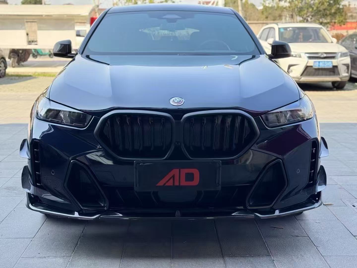 BMW X6 M60i xDrive40i G06 LCI 2024-ON?with Aftermarket Parts - AE Front Lip Carbon Fiber?from ArmorExtend