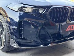 BMW X6 M60i xDrive40i G06 LCI 2024-ON with Aftermarket Parts - AE Front Canards?Carbon Fiber?from ArmorExtend