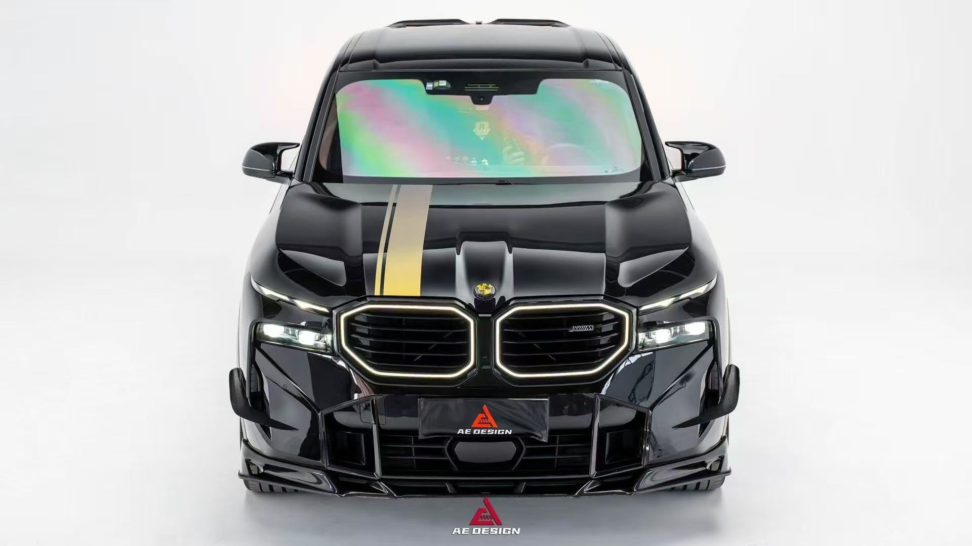 BMW XM / XM Label Red G09 2023-ON with Aftermarket Parts - AE Front Lip Carbon Fiber?from ArmorExtend