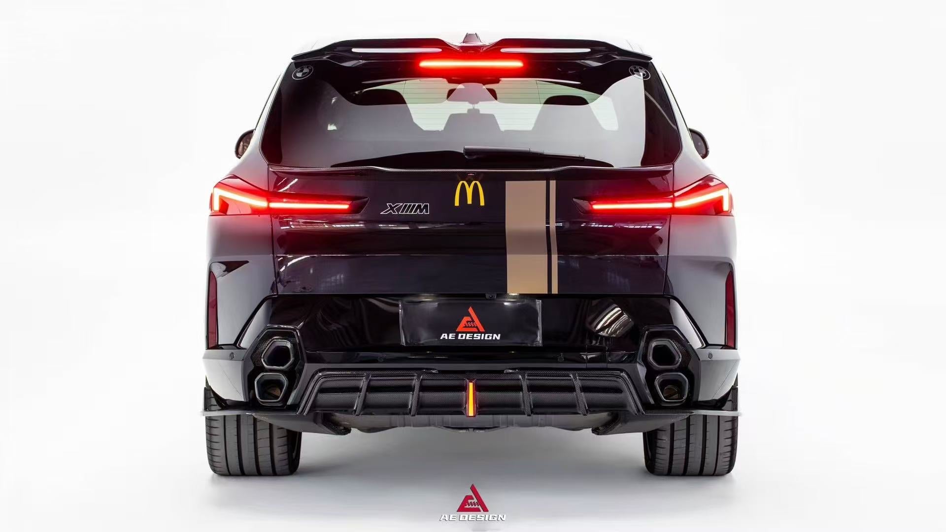 BMW XM / XM Label Red G09 2023-ON with Aftermarket Parts - AE Rear Diffuser & Canards?Carbon Fiber?from ArmorExtend