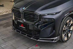 BMW XM / XM Label Red G09 2023-ON with Aftermarket Parts - AE Front Lip Pre-preg Carbon Fiber from ArmorExtend