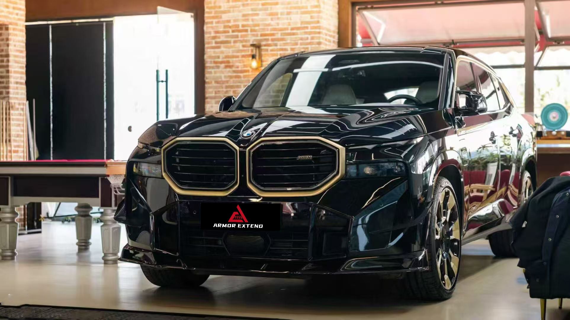 BMW XM / XM Label Red G09 2023-ON with Aftermarket Parts - AE Front Lip Pre-preg Carbon Fiber from ArmorExtend