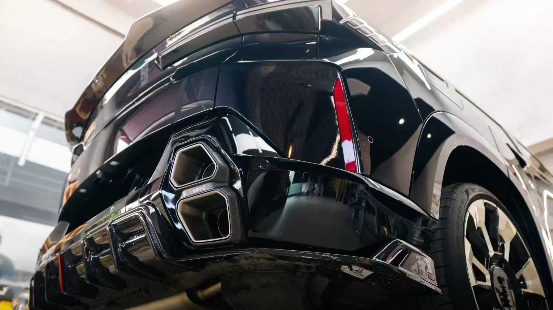  BMW XM / XM Label Red G09 2023-ON with Aftermarket Parts - AE Rear Diffuser & Canards Pre-preg Carbon Fiber from ArmorExtend
