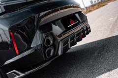 BMW XM / XM Label Red G09 2023-ON with Aftermarket Parts - AE Rear Diffuser & Canards Pre-preg Carbon Fiber from ArmorExtend