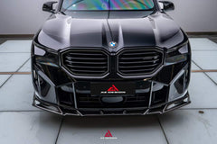 BMW XM / XM Label Red G09 2023-ON with Aftermarket Parts - AE Front Lip Pre-preg Carbon Fiber from ArmorExtend