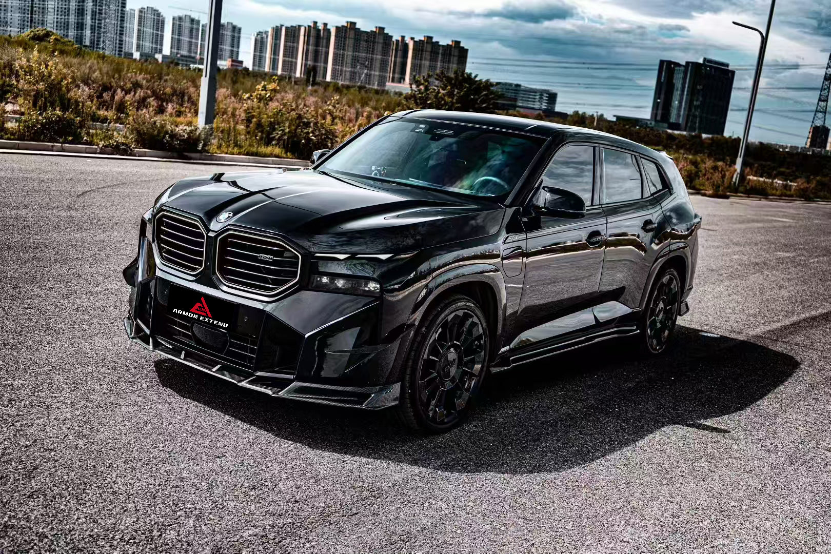 BMW XM / XM Label Red G09 2023-ON with Aftermarket Parts - AE Side Skirts Pre-preg Carbon Fiber from ArmorExtend