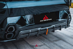 BMW XM / XM Label Red G09 2023-ON with Aftermarket Parts - AE Rear Diffuser & Canards Pre-preg Carbon Fiber from ArmorExtend