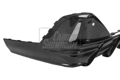 BMW i5 xDrive40 / eDrive40 (with M-package bumper, does not fit base mode) / M60 G60 G61 2024-ON & 5 Series 540i xDrive / 530i xDrive / 530i (with M-package bumper, does not fit base model) / 550e xDrive G60 G61 2024-ON with Aftermarket Parts - AE Design Rear Diffuser & Rear Canards Carbon Fiber from ArmorExtend