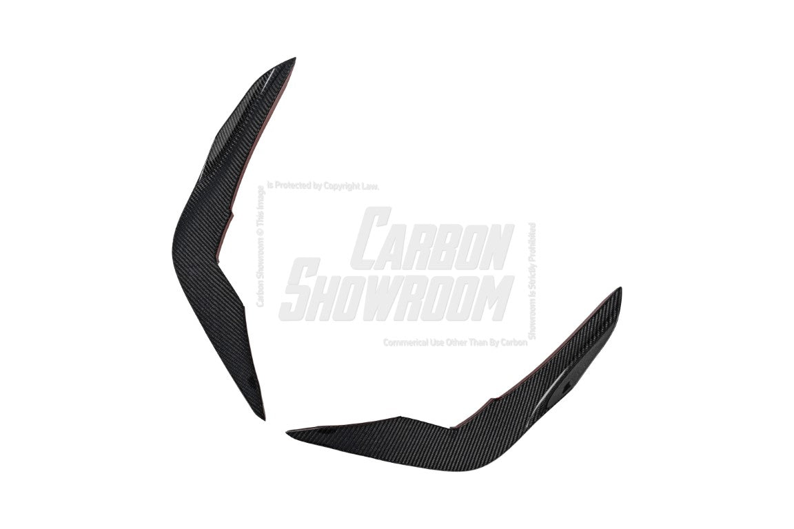 BMW i5 xDrive40 / i5 eDrive40 (with M-package bumper, does not fit base mode) / i5 M60 G60 G61 2024-ON & 5 Series 540i xDrive / 530i xDrive / 530i (with M-package bumper, does not fit base model) / 550e xDrive G60 G61 2024-ON with Aftermarket Parts - AE Design Front Canards?Carbon Fiber?from ArmorExtend