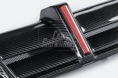 Mercedes Benz GLC43 AMG & GLC300 (with sport-package bumper, does not fit base model) W253 GLC & GLC Coupe 2020 2021 2022 2023 with Aftermarket Parts - AE Style Rear Diffuser & Canards Carbon Fiber from ArmorExtend