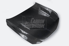 Cadillac CT5 CT5V Blackwing V Premium Luxury Sport Base 2020-ON with Aftermarket Parts - AE Vented Style Hood Bonnet Double-sided Carbon Fiber?from?ArmorExtend