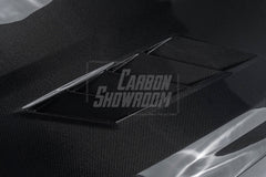 Cadillac CT5 CT5V Blackwing V Premium Luxury Sport Base 2020-ON with Aftermarket Parts - AE Vented Style Hood Bonnet Double-sided Carbon Fiber?from?ArmorExtend